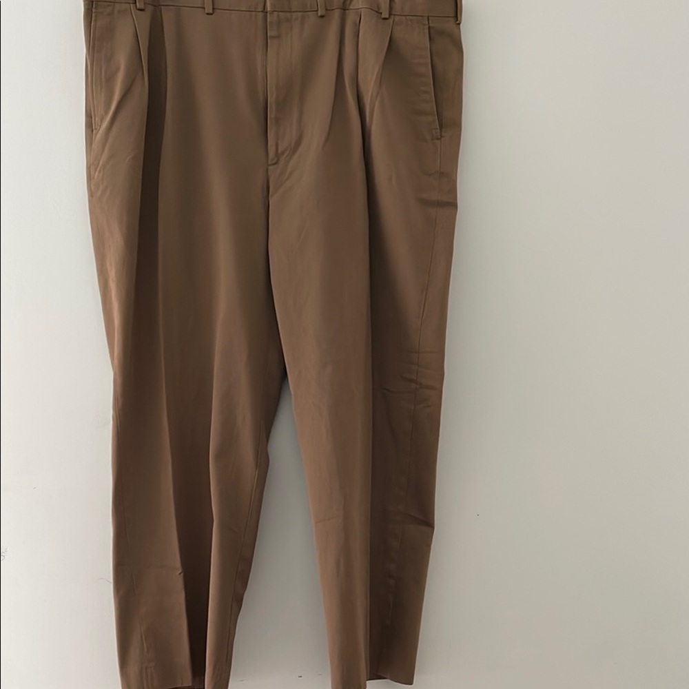 Lands' End Brown Chinos Classic Straight-Leg